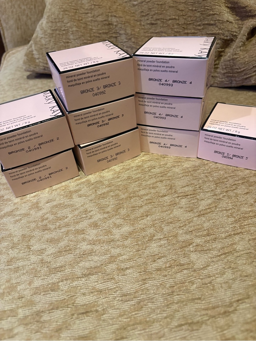 Mary Kay Mineral Powder Foundation - Bronze & Pink Boxes